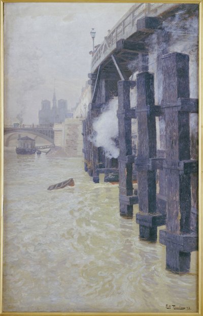 Seinen i december 1893 af Frits Thaulow