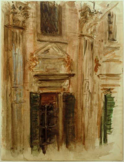 Architekturstudium af Fritz von Uhde