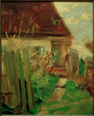 Etzenhausen nær Dachau af Fritz von Uhde