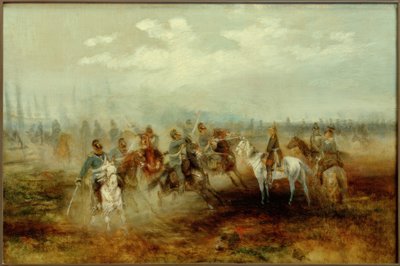 Slag ved Buzancy af Fritz von Uhde