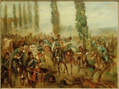 Slaget ved Buzancy af Fritz von Uhde