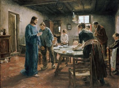 Måltidens bøn af Fritz von Uhde