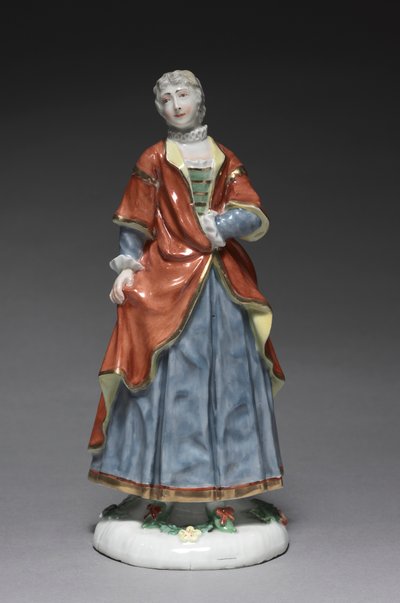Italiensk komediefigur: Isabella, ca. 1753. af Fürstenberg Porcelain Factory