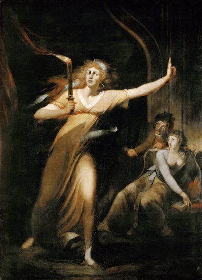 Lady Macbeth går i søvne af Füssli
