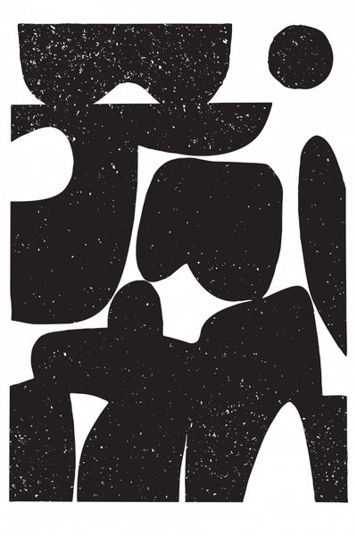 Moderne abstrakte figurer af Fun Qui