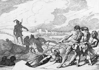 Oleg af Novgorods kampagne mod Konstantinopel før 1839 af Fyodor Antonovich Bruni