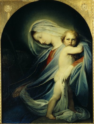Hvil på flugten til Egypten, 1838 af Fyodor Antonovich Bruni