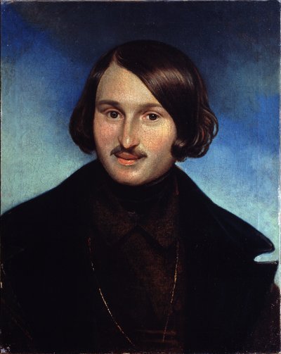 Portræt af forfatteren Nikolai Gogol af Fyodor Antonovich Moller