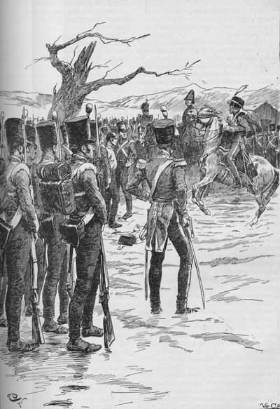 En husar styrtede ind med nyheden om, at fjenden var over os!, 1895, 1902 af GB