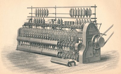 Finishing Roving Frame, af Platt, Brothers & Co. Oldham
