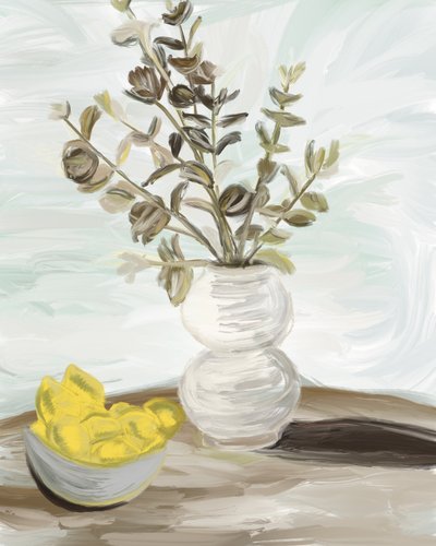 Botanisk stilleben af GIovanna Gil Alves