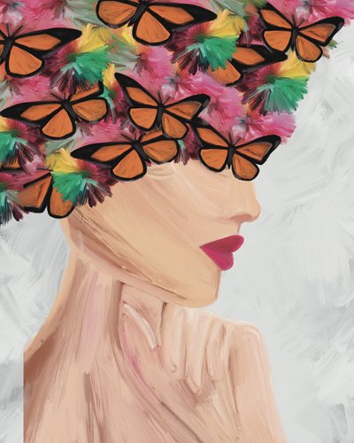 Den elegante sommerfuglekvinde af GIovanna Gil Alves