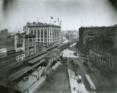 Broadway, nord fra 32nd Street, New York City af G.P. Hall und Sohn