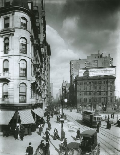 Broadway nord fra 24th Street, New York City af G.P. Hall und Sohn