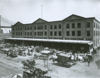 Fulton Fish Market, New York City af G.P. Hall und Sohn