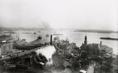 Syd færgeterminal, 1905 af G.P. Hall und Sohn