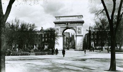 Washington Arch, Washington Square Park, New York City af G.P. Hall und Sohn