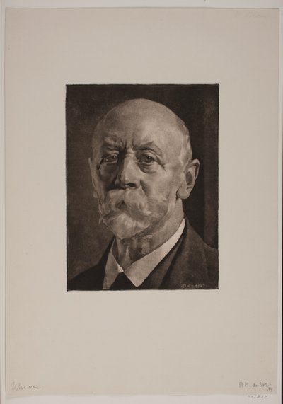 Selvportræt af G.V. Blom