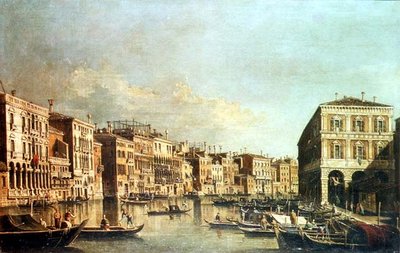 Canal Grande, Venedig af G. (Follower of A. Canaletto) Canaletto