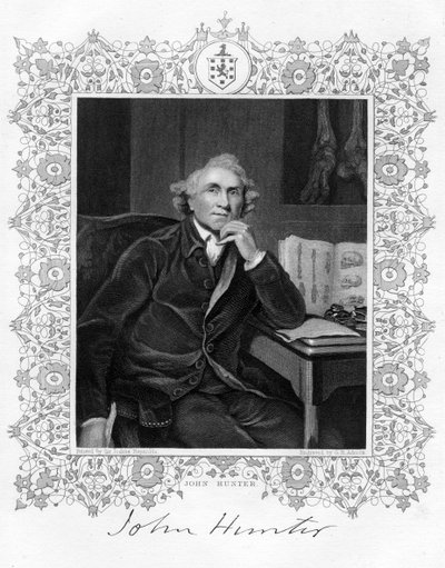 John Hunter 1728-1793, skotsk kirurg, 1800-tallet. af G. H. Adcock