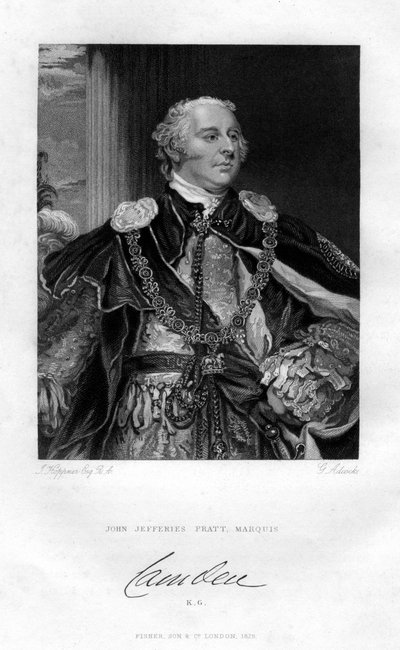 John Jeffreys Pratt, 1. markis af Camden, 1829. af G. H. Adcock