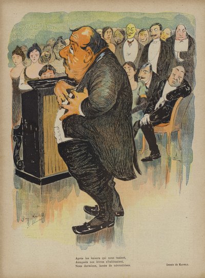 Illustration til Le Rire af G. Kadell