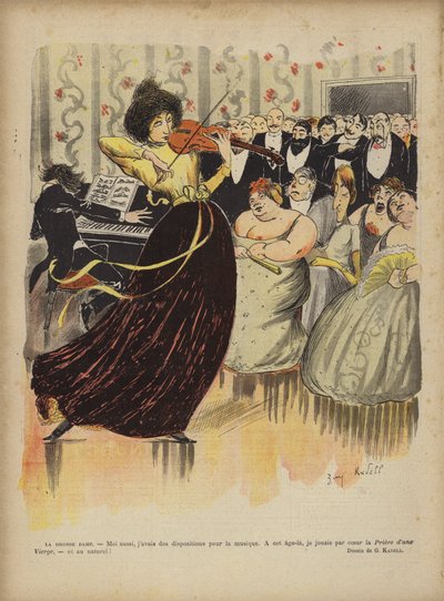 Illustration til Le Rire af G. Kadell