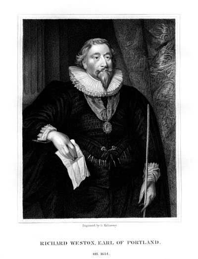 Richard Weston, 1. jarl af Portland, 1825. af G. Kellaway