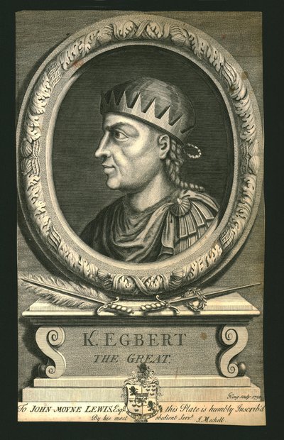 Kong Egbert den Store, 1732 af G King