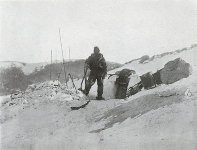 Browning at the Igloo Door, 1912, 1913 af G. Murray Levick