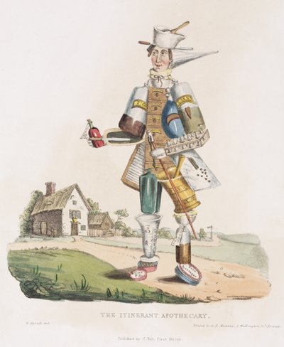 The Itinerant Apothecary, 1830 af G. Spratt
