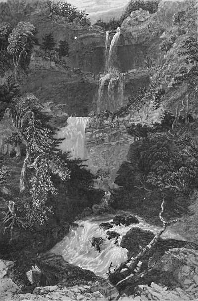 Panorama over Trenton Falls, 1883 af G. Wyand