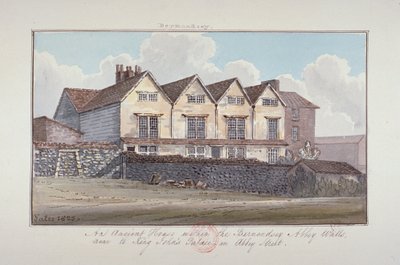 Abbey of St Saviour, Bermondsey, London, 1825 af G Yates