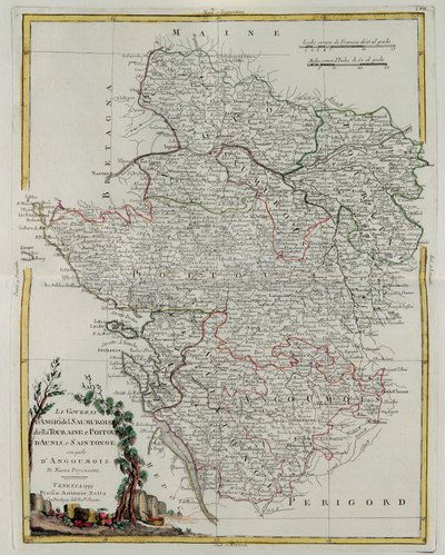 Styreformer for Anjou, Saumurois, Touraine og Poitou, Aunis og Saintonge med Anjoumois