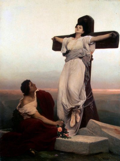 Christian Martyr on the Cross