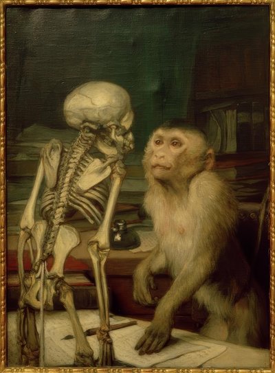 Abe foran skelet af Gabriel Cornelius Ritter von Max