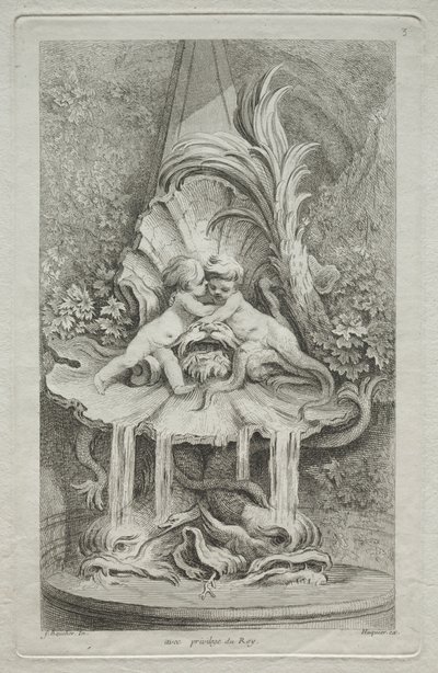 Springvandsbog: nr. 3, ca. 1736. af Gabriel Huquier