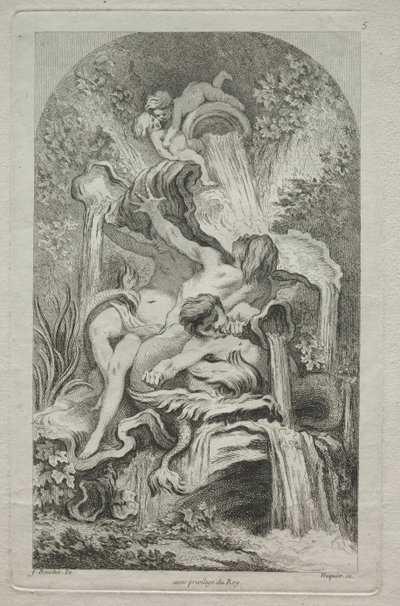 Springvandsbog: nr. 5, ca. 1736. af Gabriel Huquier
