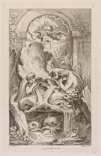 Springvandsbog: nr. 6 af Gabriel Huquier