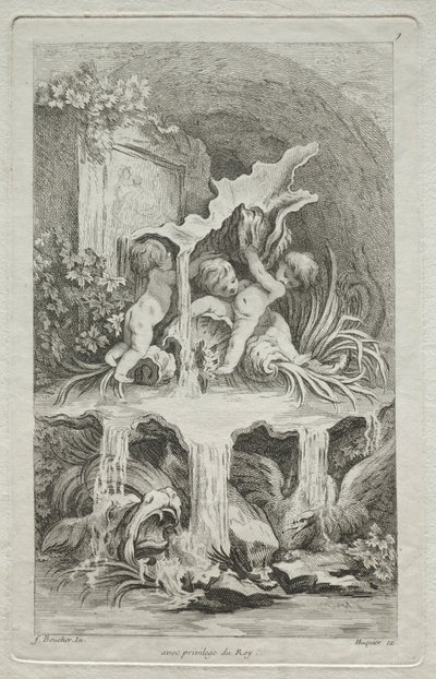 Springvandsbog: nr. 7, ca. 1736. af Gabriel Huquier