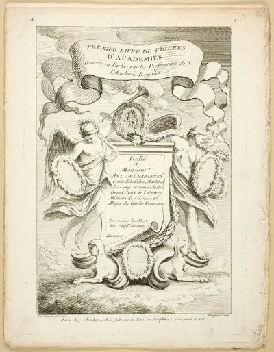 Figur (recto og verso), fra Premier livre de figures d