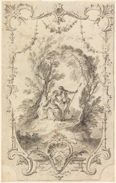 The Eagar Shepherd (Forberedende tegning til plade 247 i L