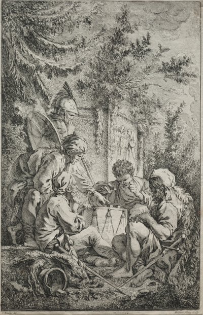 Den første garde. af Gabriel Huquier