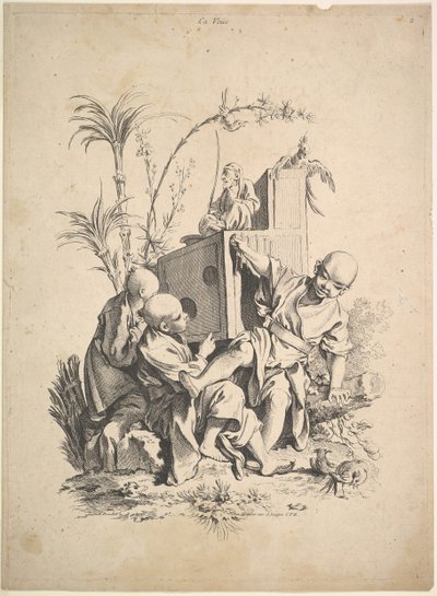 Vision, 1700-tallet. af Gabriel Huquier