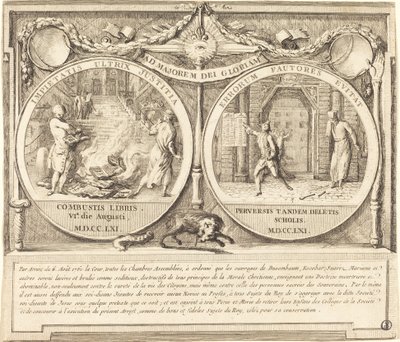 Udvisning af jesuitterne (Expulsion des Jesuites) af Gabriel Jacques de Saint Aubin