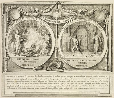 Udvisning af jesuitterne af Gabriel Jacques de Saint Aubin