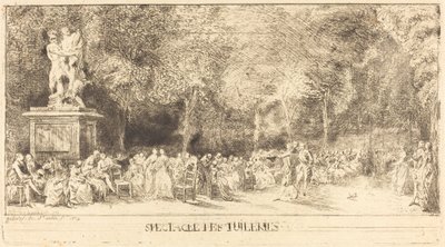 Stolene [nederste halvdel] af Gabriel Jacques de Saint Aubin