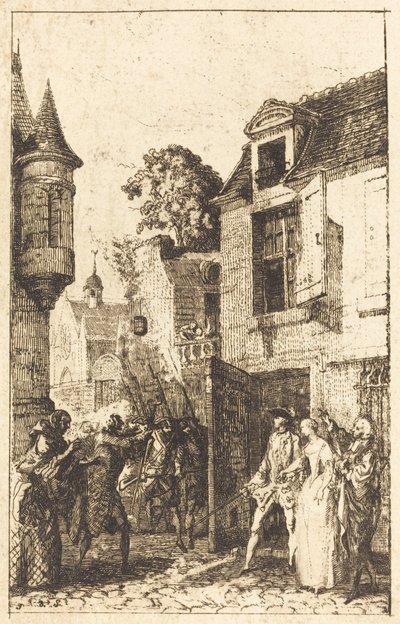 Vi tænker aldrig på alt af Gabriel Jacques de Saint Aubin