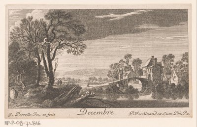 december december (titel på objekt) Tolv måneder (serietitel) af Gabriel Perelle