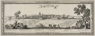 Landrecy en Heynault, 1631 af Gabriel Perelle